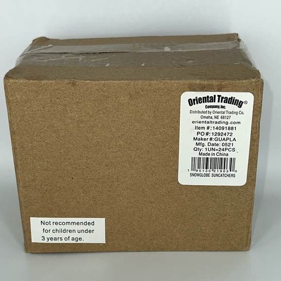 Winter Themed Plastic Craft Sun Catchers 24 ct. - Picture 5 of 5